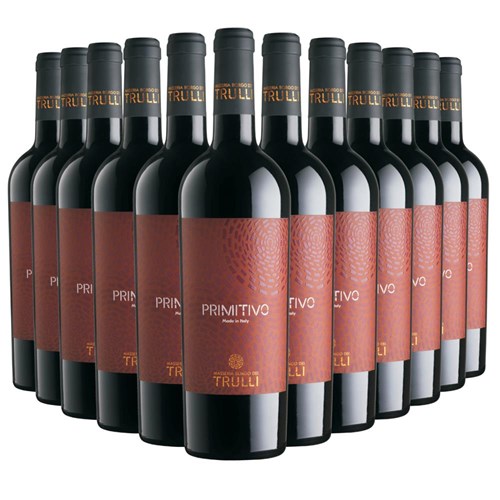 Case of 12 Trulli Primitivo Salento 75cl Red Wine